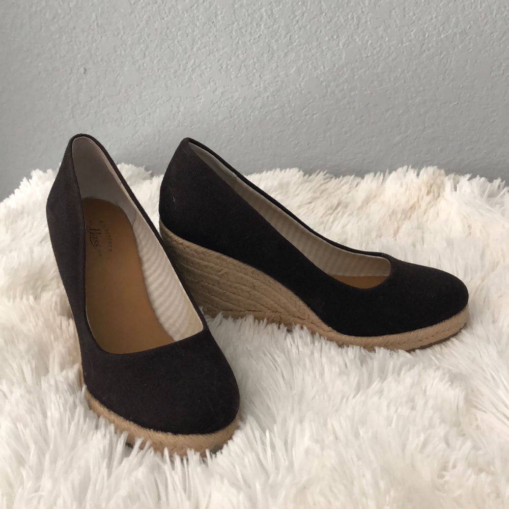 Bass black espadrilles